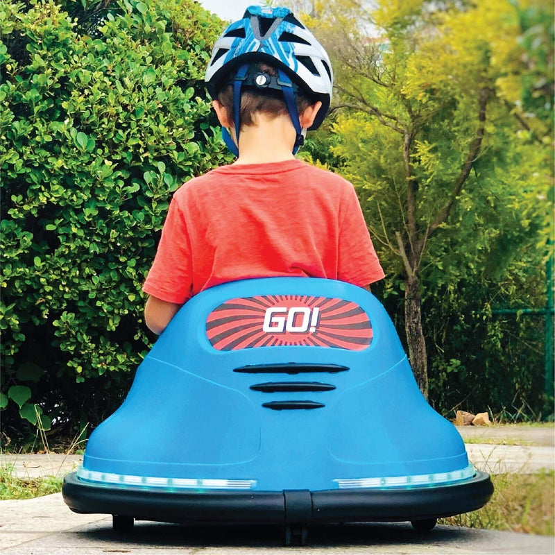 Load image into Gallery viewer, Electric Bubble RC Kids Bumper Car with Lights and Music - Blue
