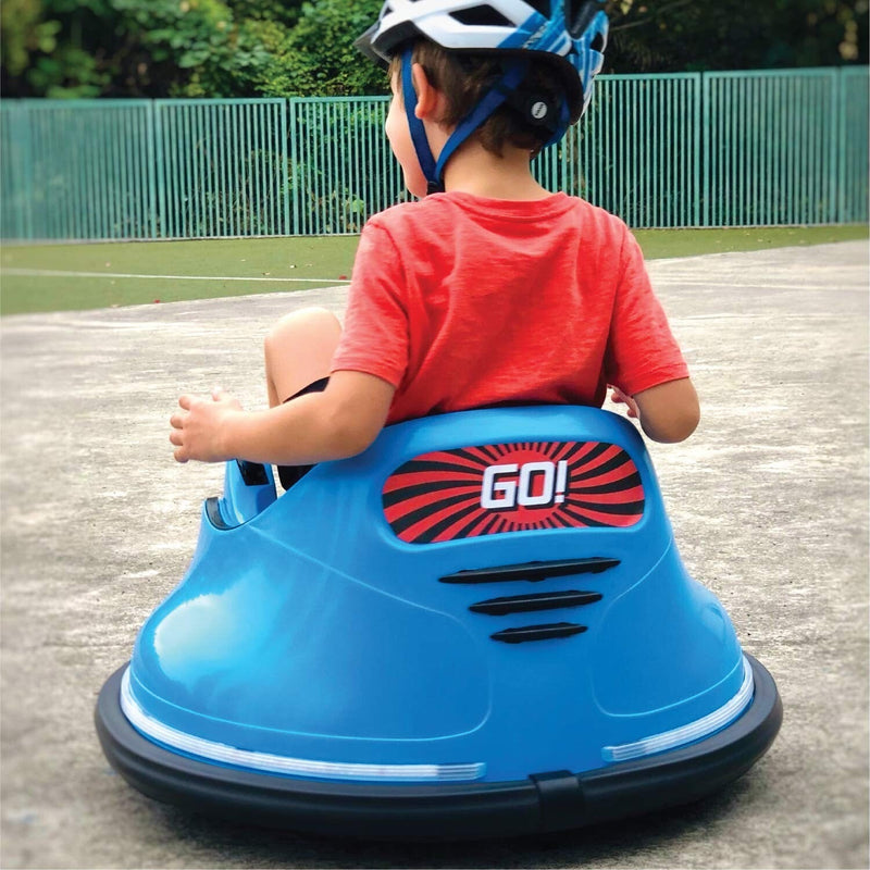 Load image into Gallery viewer, Electric Bubble RC Kids Bumper Car with Lights and Music - Blue
