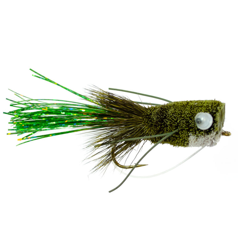 Load image into Gallery viewer, Bass Bug Collection -12 Spun Hair Bass Flies - Hook Sizes 2,4, 6 And 8
