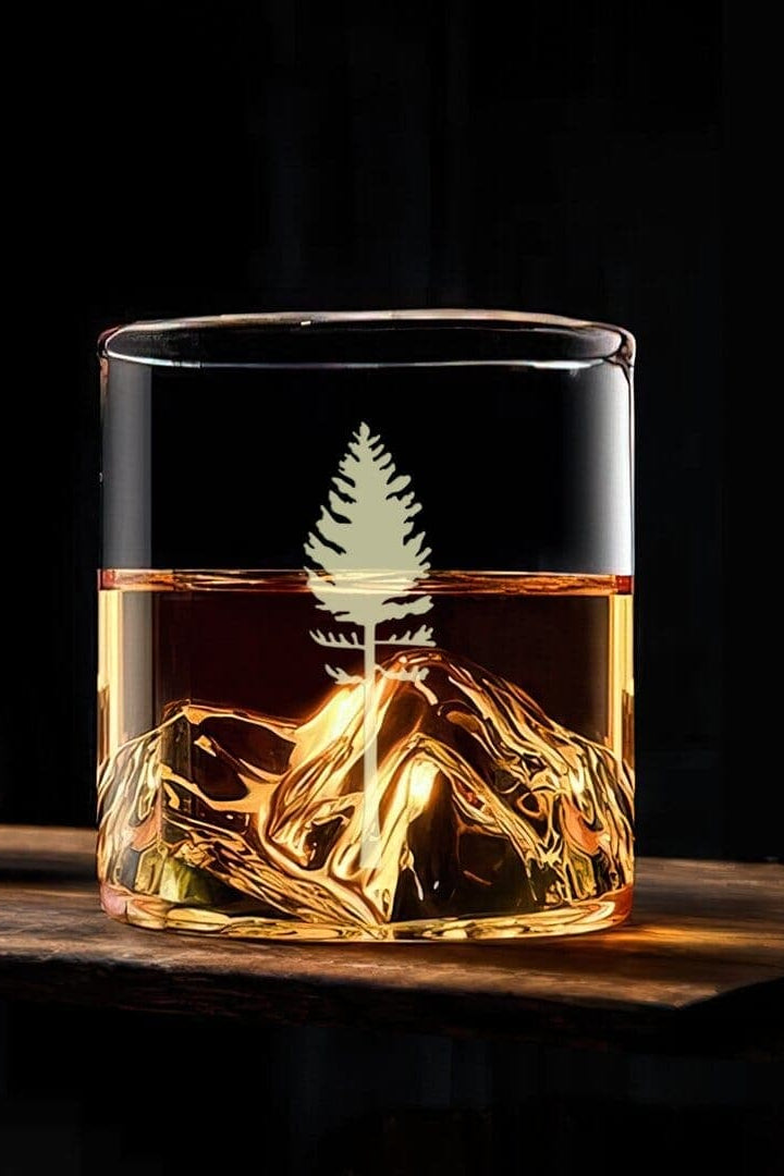 Load image into Gallery viewer, The Fourteener Mountain Whiskey Glass *SHIPPING 8/15/26*
