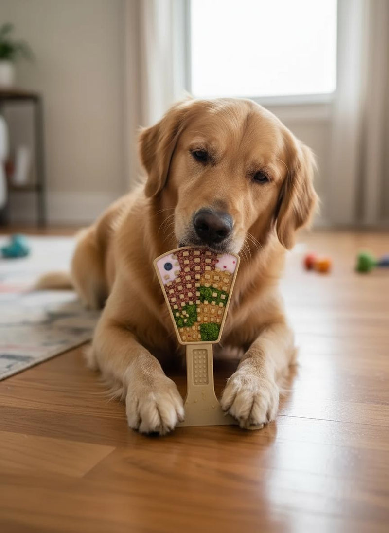 Load image into Gallery viewer, Waffle Tower Nylon Chew &amp; Enrichment Toy | 2-in-1 for Aggressive Chewers | SodaPup
