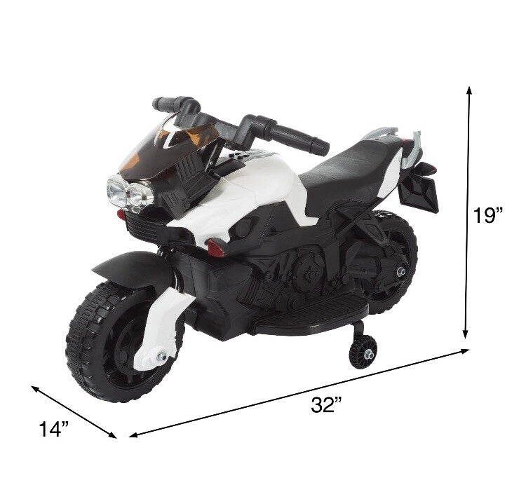 Load image into Gallery viewer, 2-Wheel Ride-On Motorcycle Toy with Training Wheels for Kids by Little Rider
