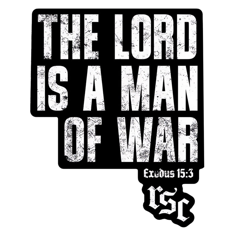 Load image into Gallery viewer, The Lord Is A Man Of War Decal
