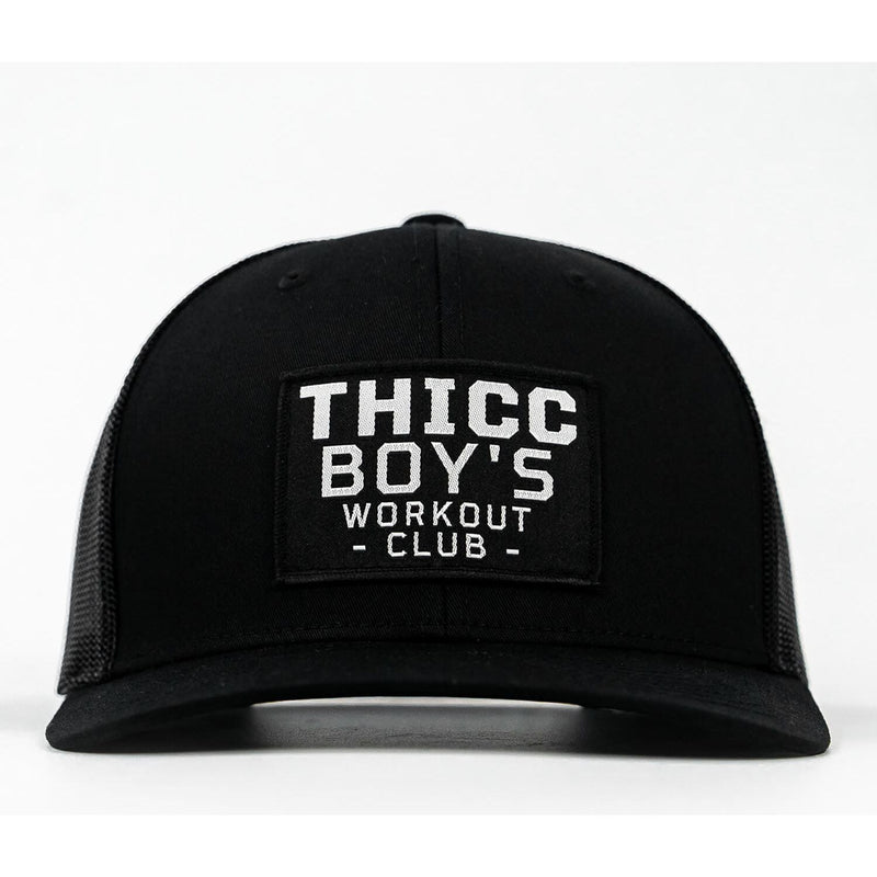 Load image into Gallery viewer, Thicc Boys Workout Patch Snapback Hat
