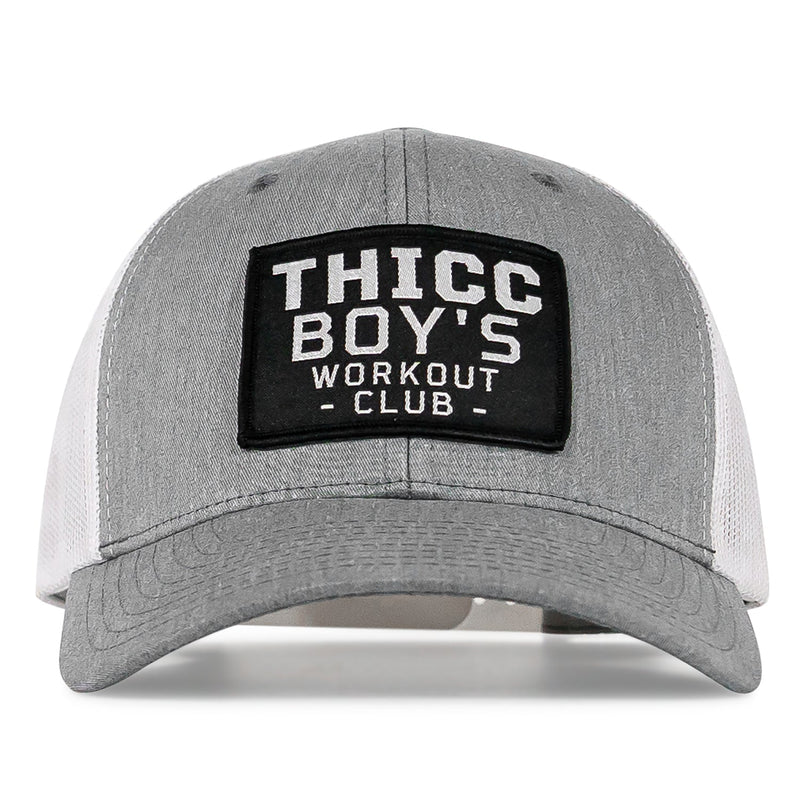 Load image into Gallery viewer, Thicc Boys Workout Patch Snapback Hat
