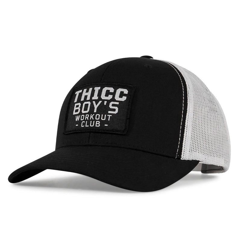 Load image into Gallery viewer, Thicc Boys Workout Patch Snapback Hat
