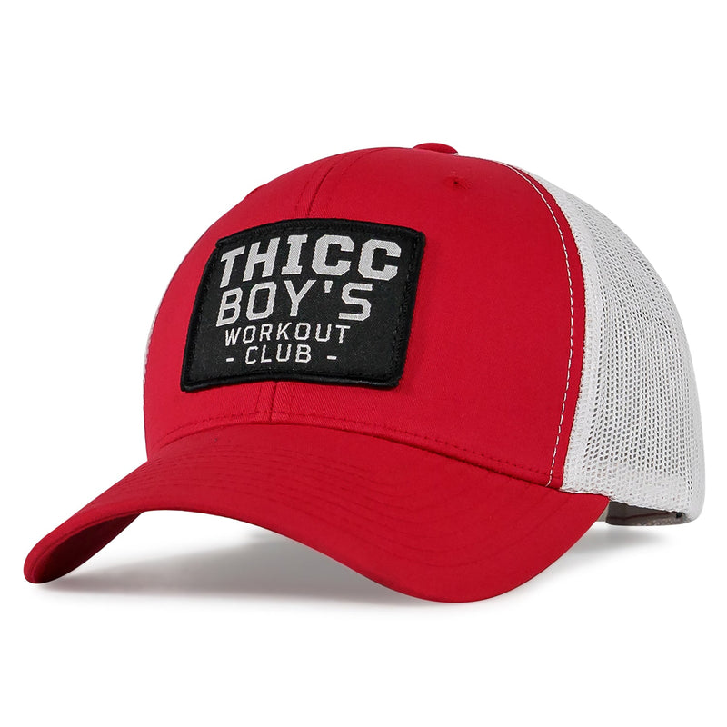 Load image into Gallery viewer, Thicc Boys Workout Patch Snapback Hat

