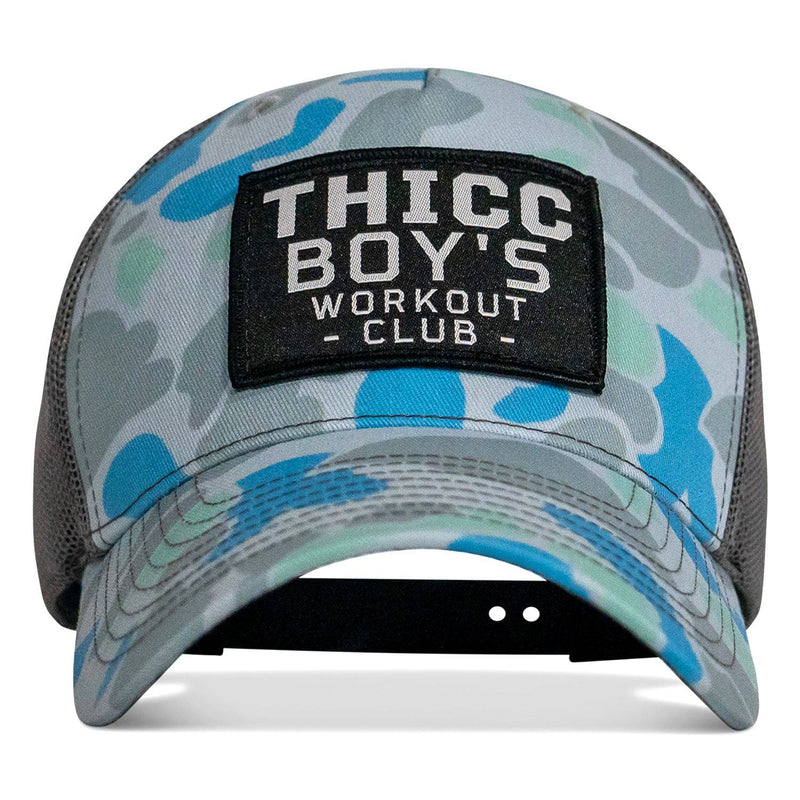 Load image into Gallery viewer, Thicc Boys Workout Patch Snapback Hat
