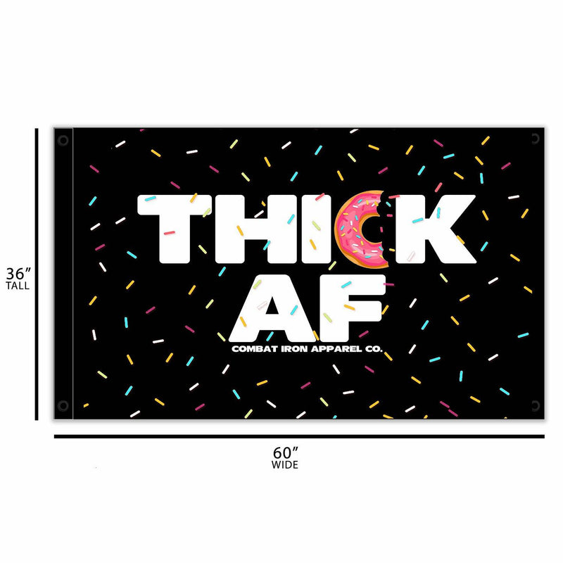 Load image into Gallery viewer, Thick AF Donut Edition 3' X 5' Wall Flag
