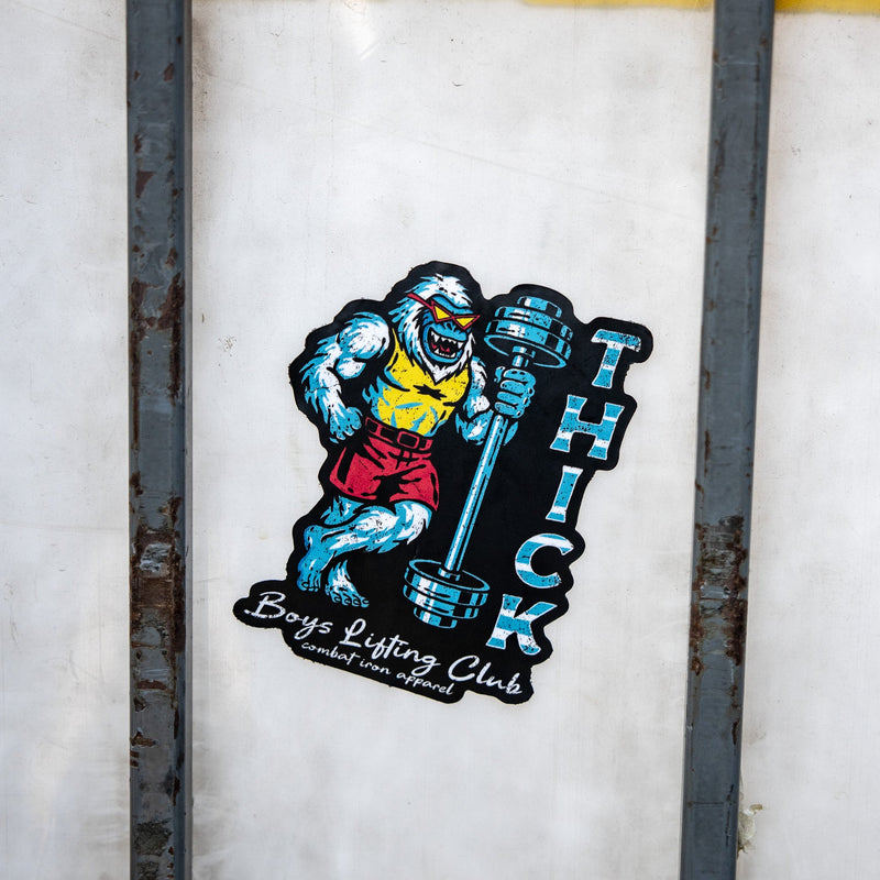 Load image into Gallery viewer, Thick Boys Lifting Club Yeti Decal
