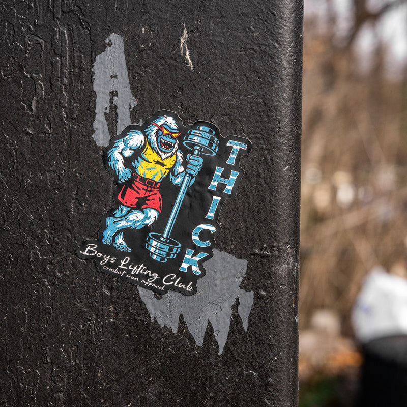 Load image into Gallery viewer, Thick Boys Lifting Club Yeti Decal
