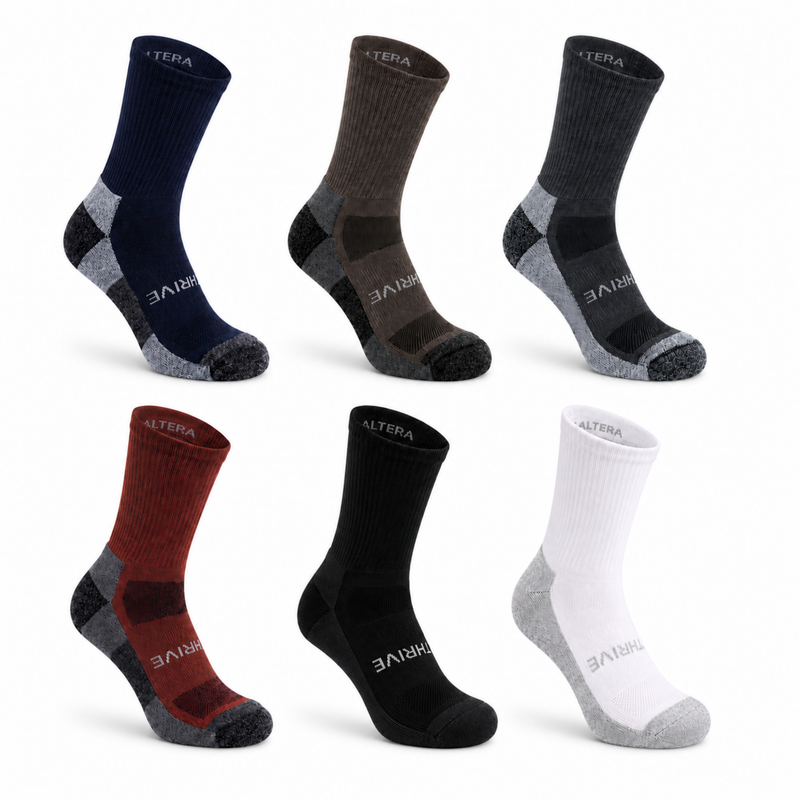 Load image into Gallery viewer, Thrive Lightweight 6" Crew Alpaca Sock
