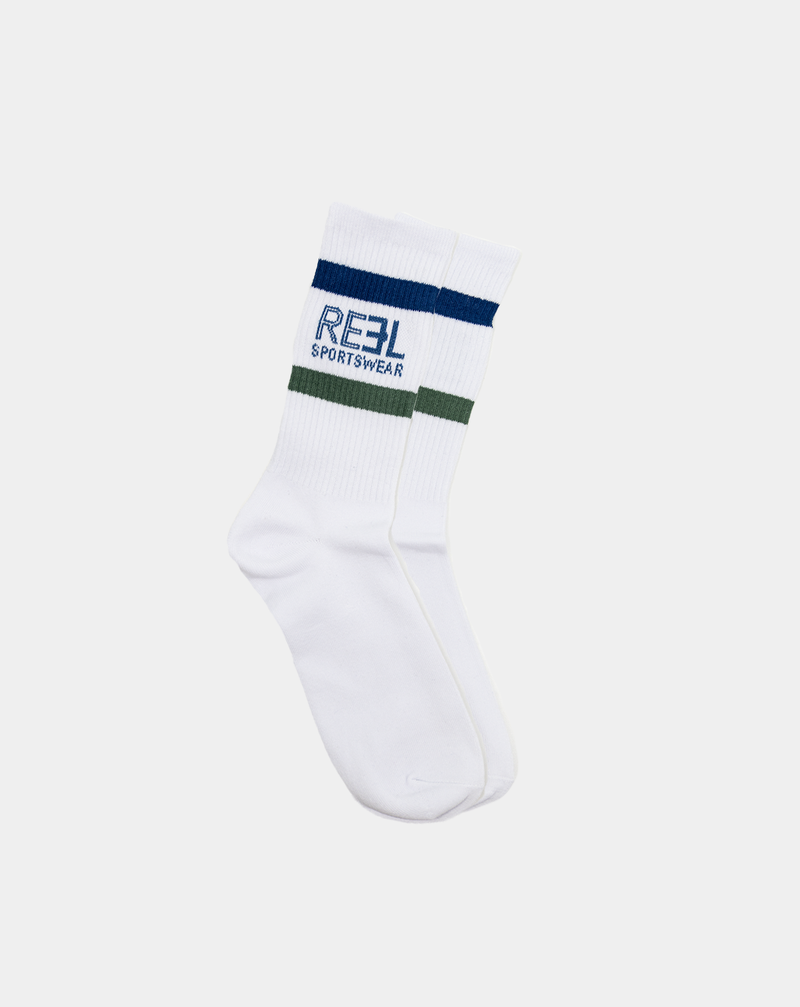 Load image into Gallery viewer, Throw back Crew Sock
