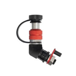 Load image into Gallery viewer, Monster Valve™ Primary - Standard Valve Stem Mount - 5 pack with Ventoso™ RED Tire Inflator Gauge
