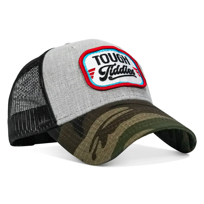 Load image into Gallery viewer, Tough Tiddies USA Patch Snapback Hat
