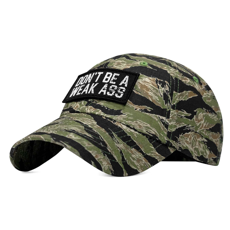 Load image into Gallery viewer, Don&#39;t Be A Weak Ass Patch Low Profile RipStop Hat
