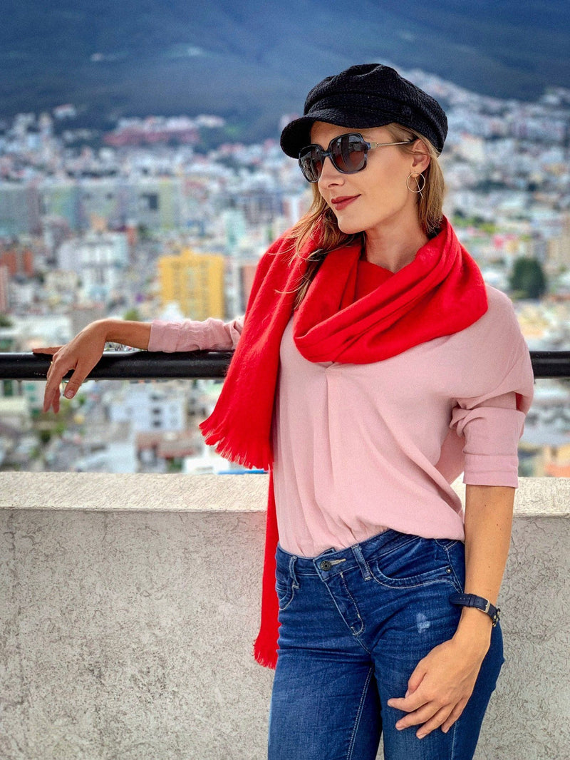 Load image into Gallery viewer, Timeless Accent Alpaca Shawl
