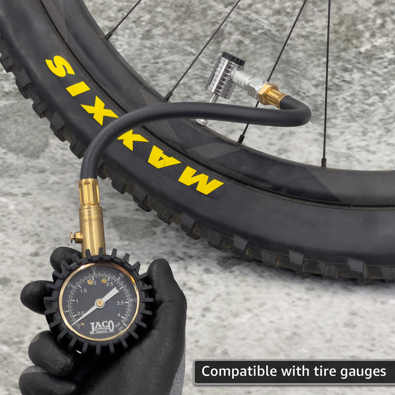 Load image into Gallery viewer, Lightning™ XP Locking Presta Air Chuck for Bike Tires - 1/4&quot; F-NPT (Presta Valves)
