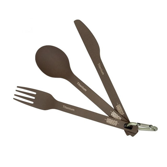 TITANIUM SPOON / FORK / KNIFE SET - ULV - Skoutley Outdoors LLC