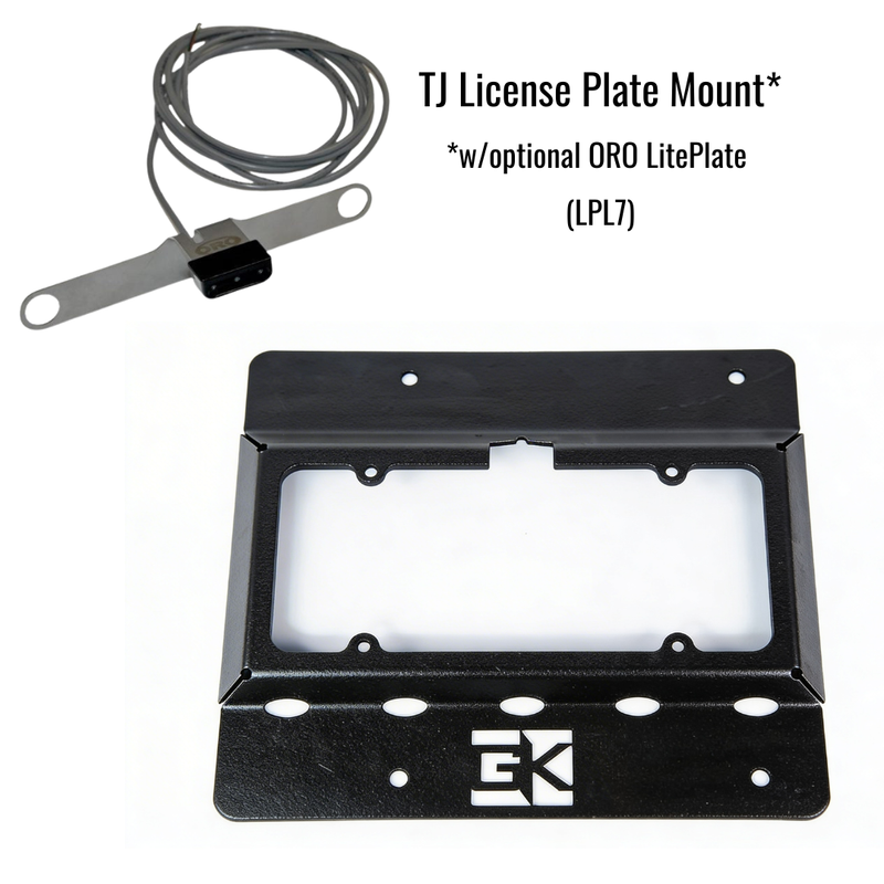 Load image into Gallery viewer, License Plate Relocation Kit for Jeep Wrangler TJ / YJ / LJ (1986-2006)

