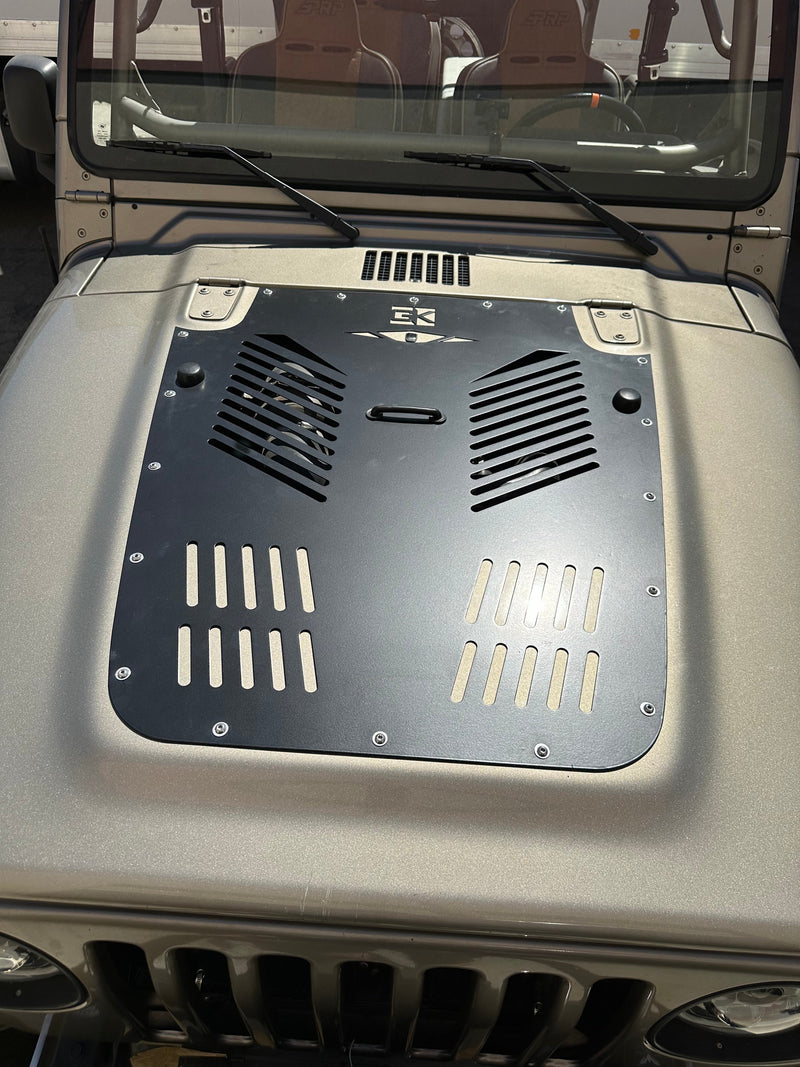Load image into Gallery viewer, Diamond Series Hood Vent for Jeep TJ Wrangler
