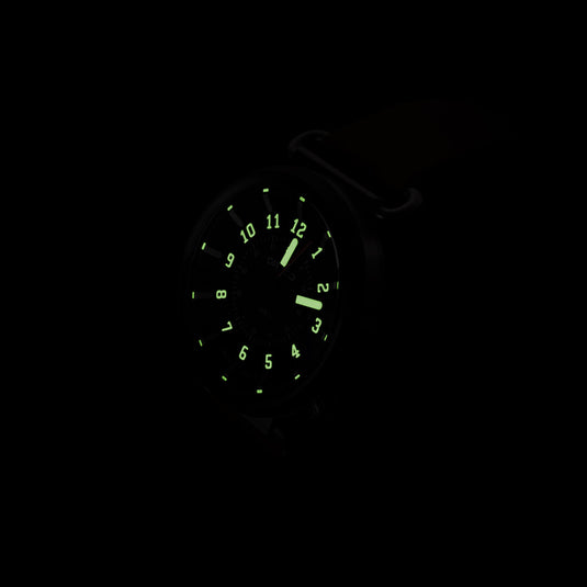 TK-01 - Trek Watch with Italian Leather Strap - Whiskey Brown