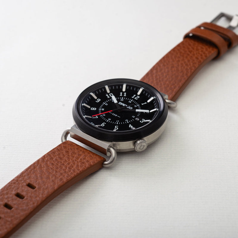 Load image into Gallery viewer, TK-01 - Trek Watch with Italian Leather Strap - Whiskey Brown

