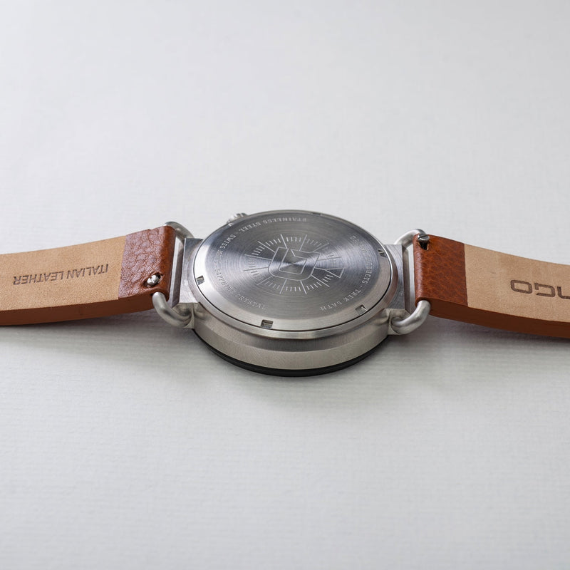Load image into Gallery viewer, TK-01 - Trek Watch with Italian Leather Strap - Whiskey Brown
