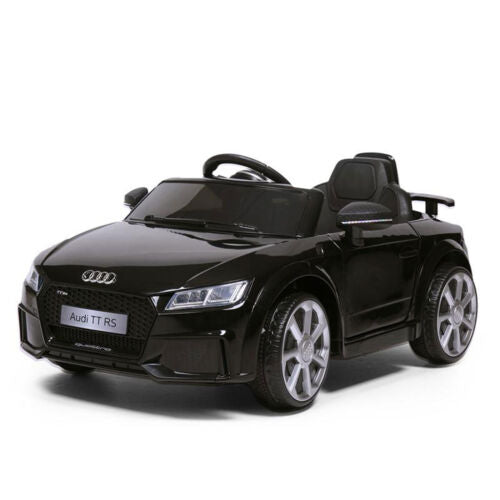 TOBBI 12V Audi TT RS Electric Ride On Car for Kids in Sleek Black Design