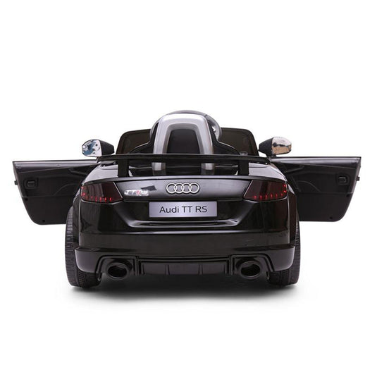 TOBBI 12V Audi TT RS Electric Ride On Car for Kids in Sleek Black Design