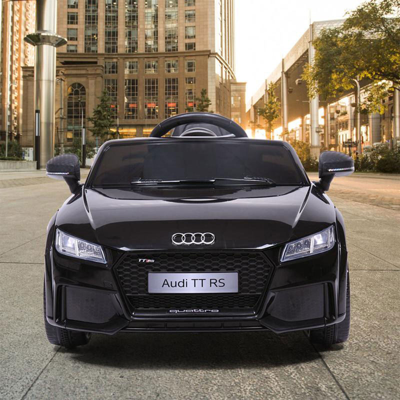 Load image into Gallery viewer, TOBBI 12V Audi TT RS Electric Ride On Car for Kids in Sleek Black Design
