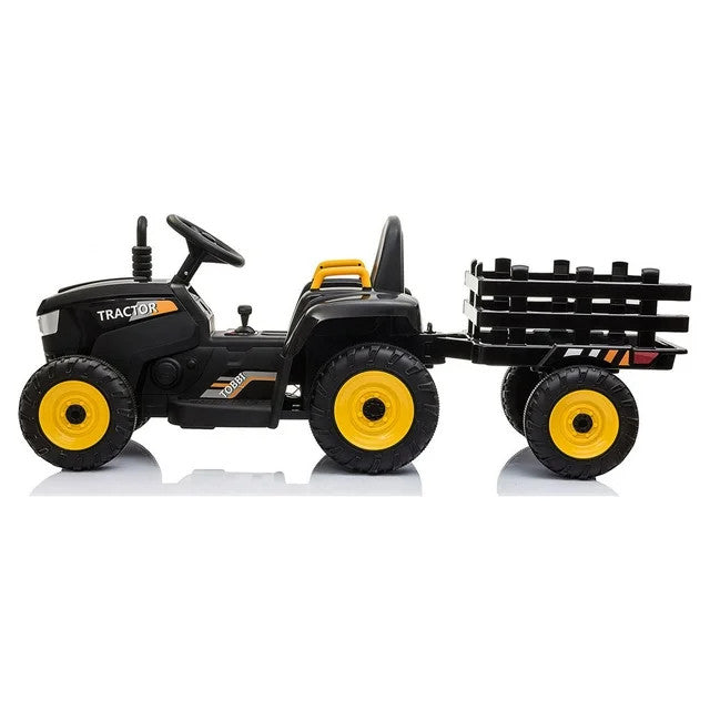 Load image into Gallery viewer, 12V Battery-Powered Ride-On Tractor Toy with Trailer and 35W Dual Motor
