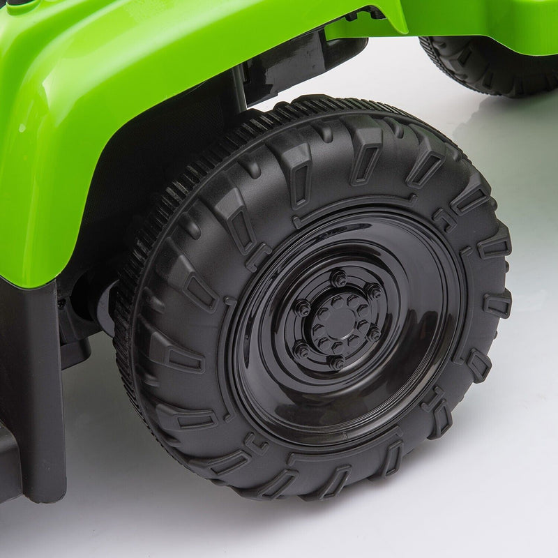 Load image into Gallery viewer, TOBBI 12V Battery-Powered Toy Tractor with Trailer for Kids&#39; Electric Ride-On Fun
