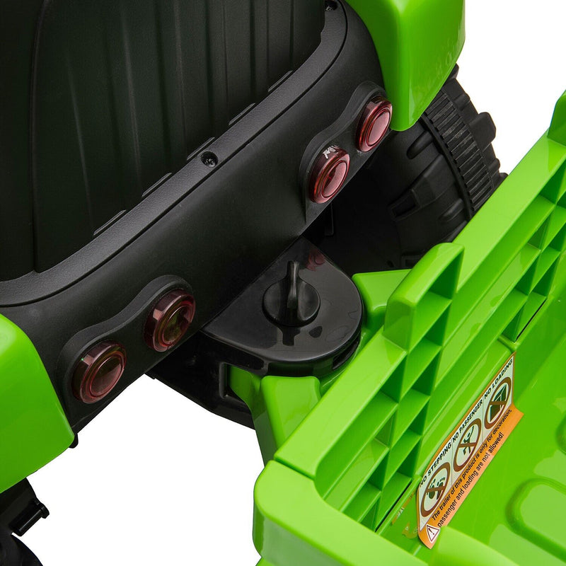 Load image into Gallery viewer, TOBBI 12V Battery-Powered Tractor Ride-On with Trailer for Kids - Electric Vehicle Fun!
