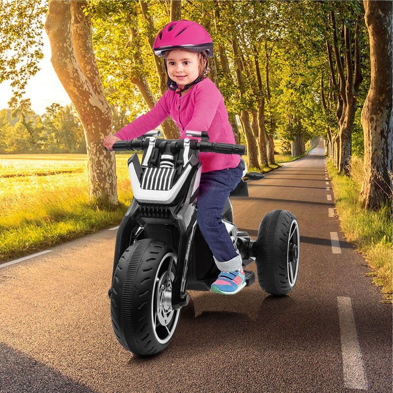 Load image into Gallery viewer, TOBBI 12V Electric 3-Wheeled Ride On Motorcycle for Kids 3 and Up - Black
