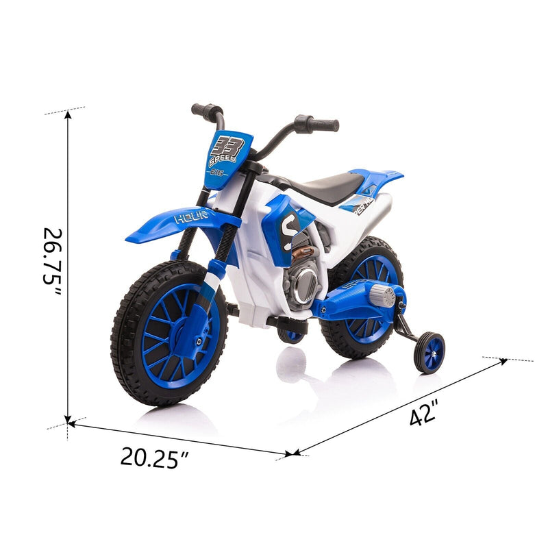 Load image into Gallery viewer, TOBBI 12V Electric Dirt Bike for Kids - Powered Motorbike with Realistic Design
