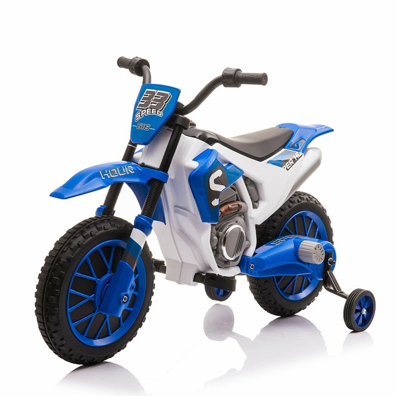 Load image into Gallery viewer, TOBBI 12V Electric Dirt Bike for Kids with Training Wheels - Realistic Motorbike Experience
