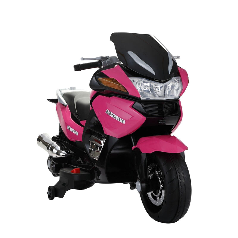 Load image into Gallery viewer, TOBBI 12V Electric Motorcycle for Kids with Training Wheels - Battery Powered Ride-On Toy
