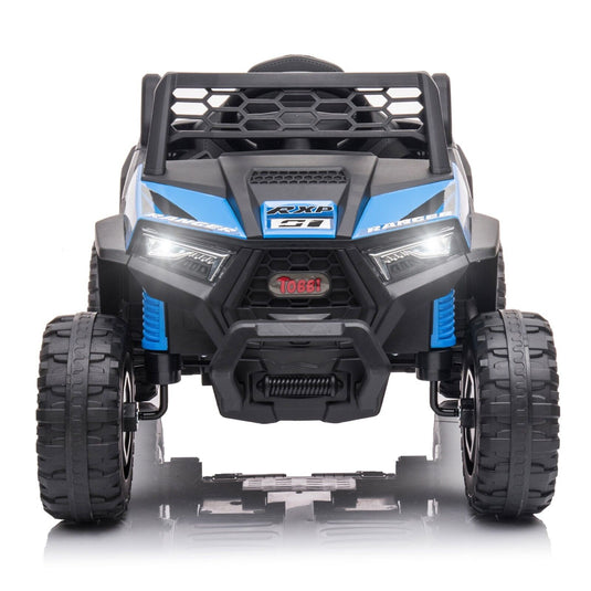 TOBBI 12V Electric Off-Road UTV for Kids - Battery Powered Ride-On Buggy
