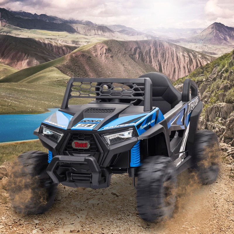 Load image into Gallery viewer, TOBBI 12V Electric Off-Road UTV for Kids - Battery Powered Ride-On Buggy
