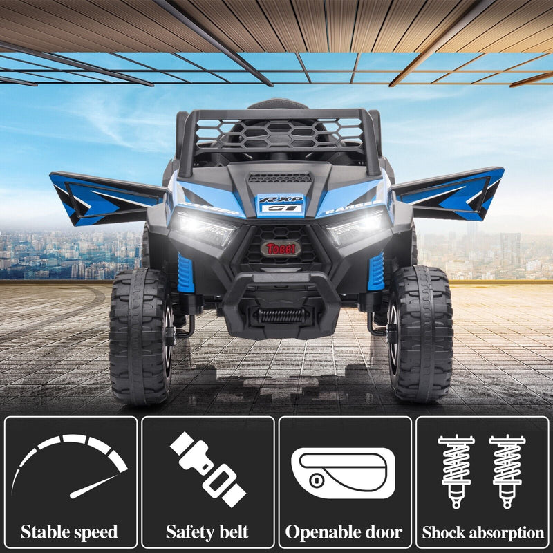 Load image into Gallery viewer, TOBBI 12V Electric Off-Road UTV Truck for Kids with Headlights, Music, and Horn
