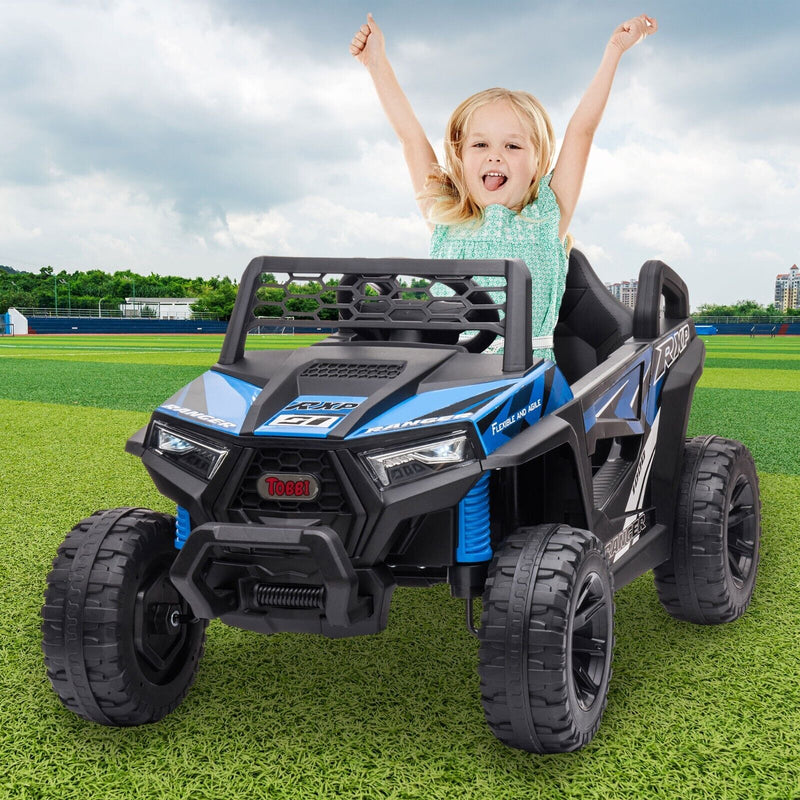Load image into Gallery viewer, TOBBI 12V Electric Off-Road UTV Truck for Kids with Headlights, Music, and Horn
