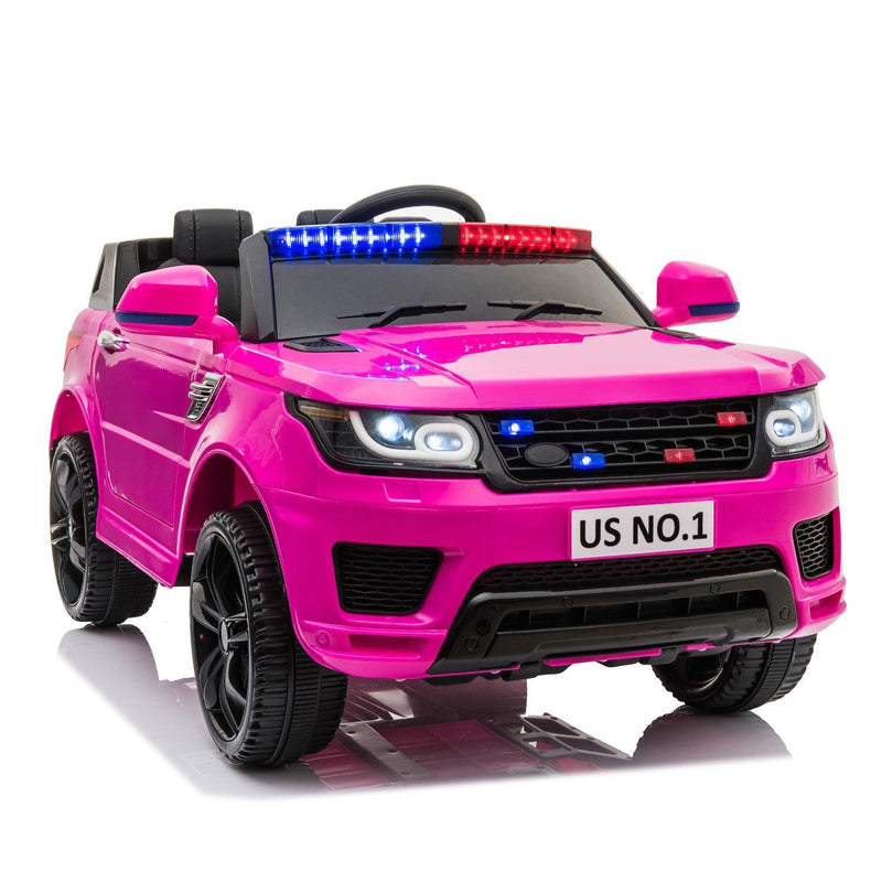 Load image into Gallery viewer, 12V Battery-Powered Electric Police SUV Toy Car with Remote Control
