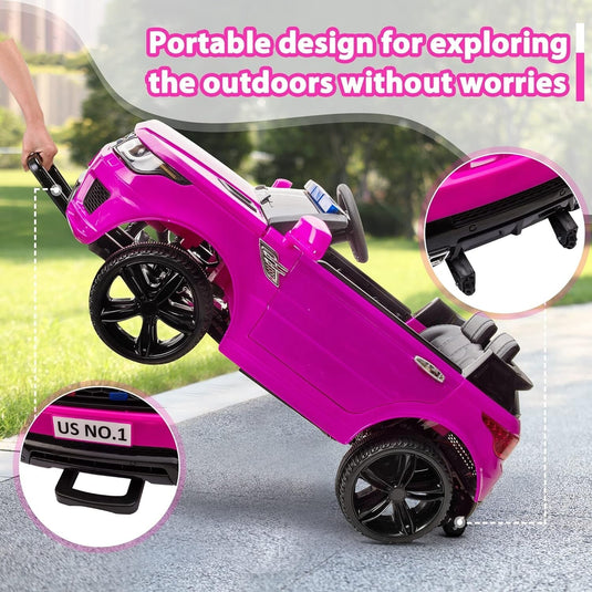 12V Battery-Powered Electric Police SUV Toy Car with Remote Control