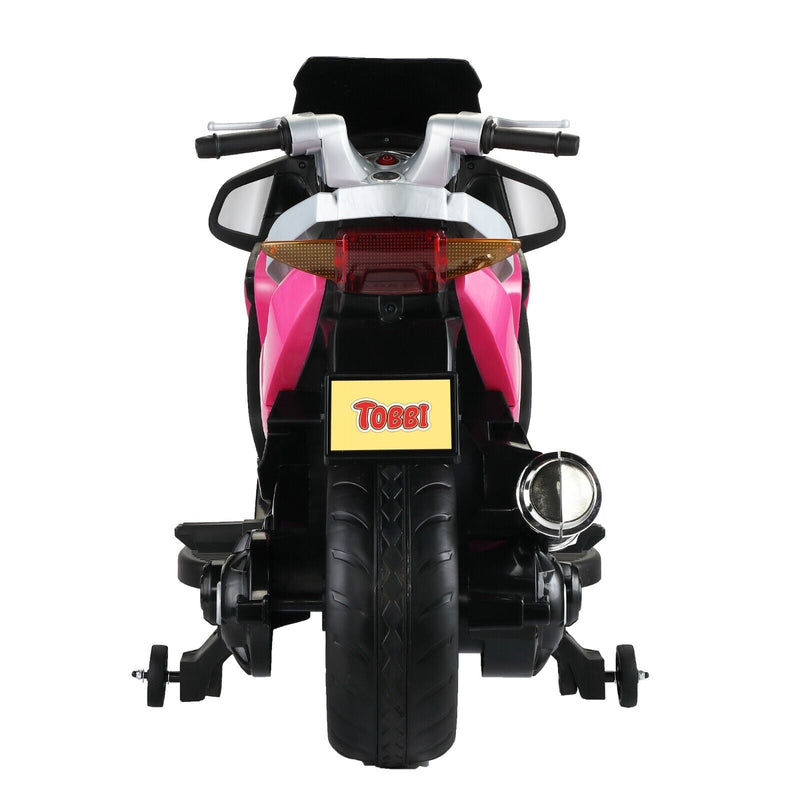 Load image into Gallery viewer, TOBBI 12V Electric Ride-On Motorcycle for Kids with Training Wheels
