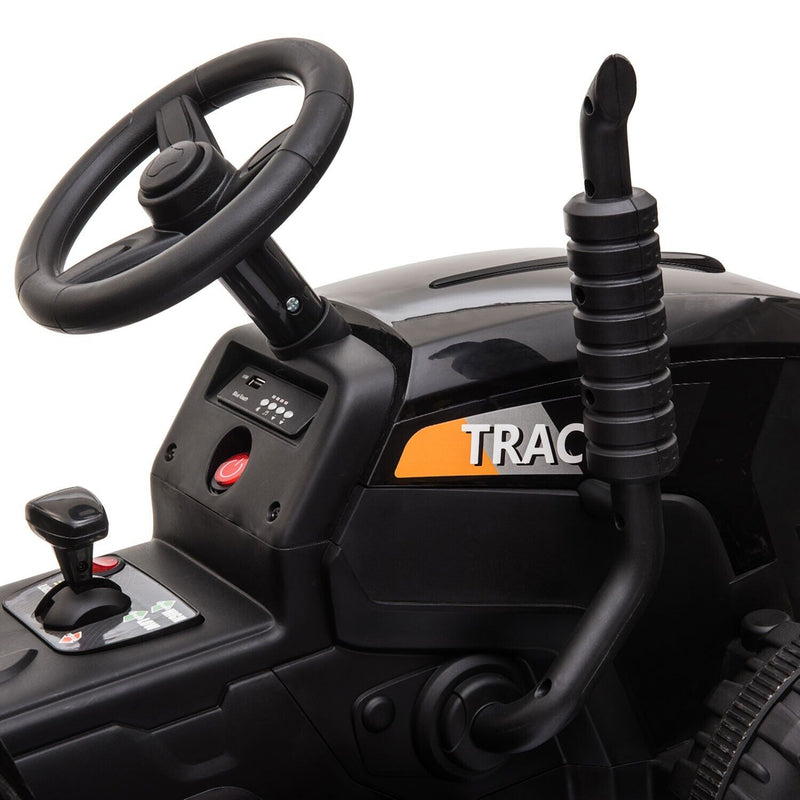 Load image into Gallery viewer, TOBBI 12V Electric Tractor Ride-On Car with Trailer for Kids - Battery Powered Toy Vehicle
