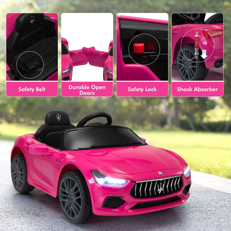 Load image into Gallery viewer, 12V Electric Ride-On Car for Kids Licensed Maserati Ghibli with Remote Control
