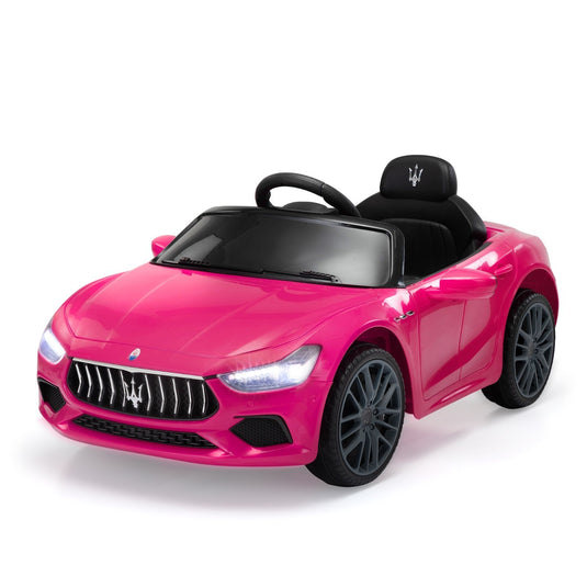12V Electric Ride-On Car for Kids Licensed Maserati Ghibli with Remote Control