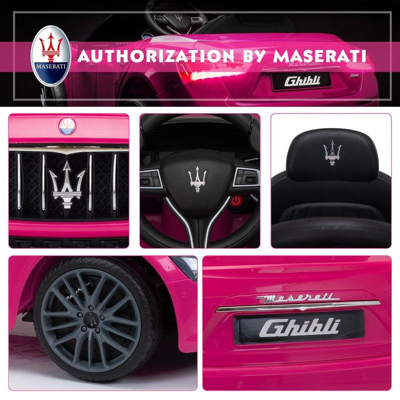 Load image into Gallery viewer, 12V Electric Ride-On Car for Kids Licensed Maserati Ghibli with Remote Control
