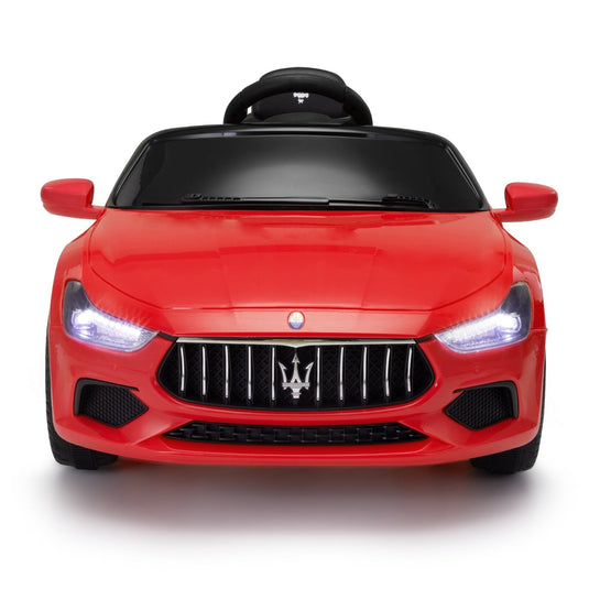 12V Licensed Maserati Ghibli Electric Ride-On Car Toy for Kids Boys and Girls